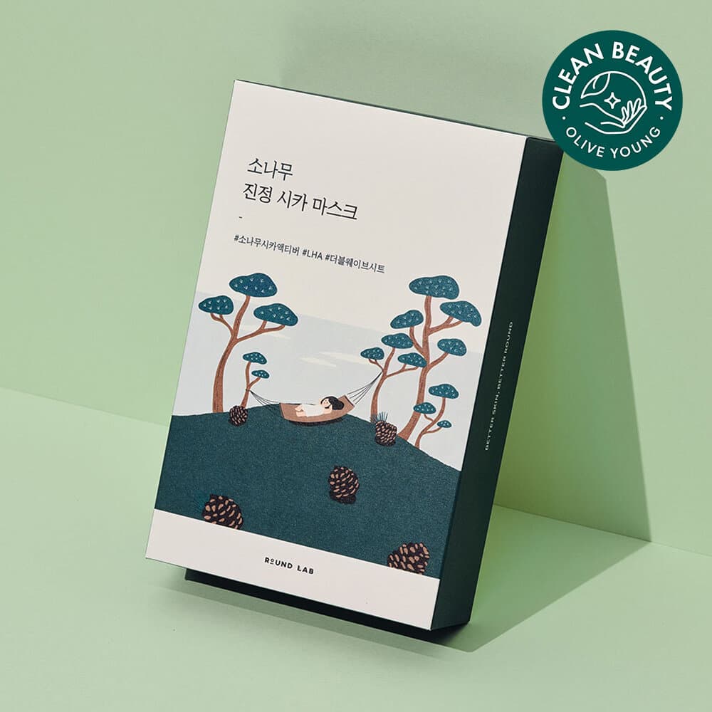 ROUND LAB PINE CALMING CICA MASK SHEET 10ea